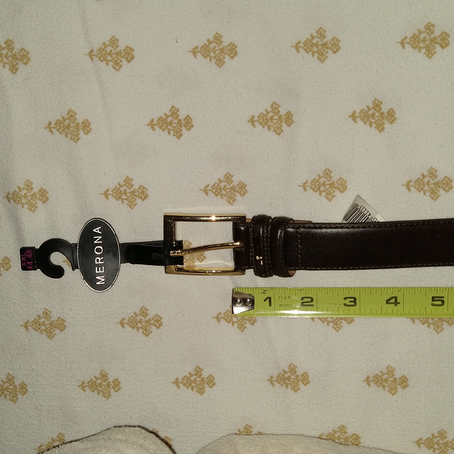 Belt Merona Brand Xxl 4448 Brown Nwt
